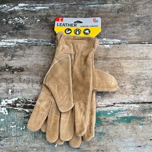 Midwest tan suede leather Womens work gloves Large